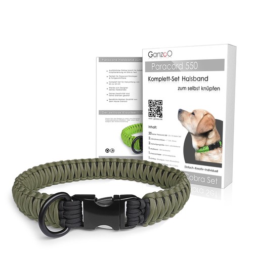 Paracord 550 hunde - paracord, hunde-halsband