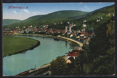 Miltenberg ortsansicht - a., m.,