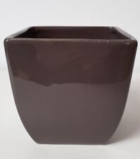 Übertopf  Blumentopf  Pflanztopf | Braun | Eckig | Terrakotta | Zustand sehr gut