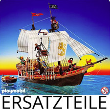 Playmobil 3750 ERSATZTEILE Mast Fahne Segel Anker Boot| Piraten | ZUM AUSSUCHEN