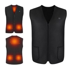 USB Beheizbare Heizjacke Weste Heizweste Beheizte Wärmeweste Vest Damen Herren