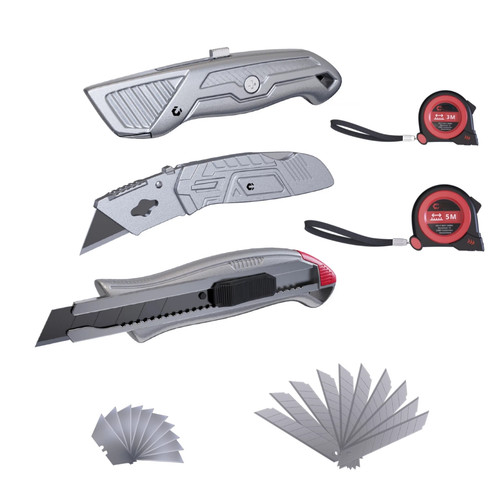 Cutter messer set aluminium - messer,