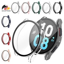 Display Schutzhülle + Glas Case Cover für Samsung Galaxy Watch 4 5 6 7 40  44 mm