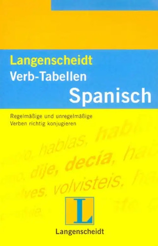 Langenscheidt verb tabellen - langenscheidt, verb-tabellen
