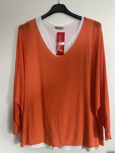 Lagenlook teiler shirt top - 2-teiler,