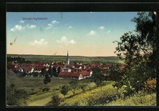 Mengeringhausen, Totale mit Kirche, Ansichtskarte 1919 