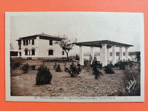 Old postcard soustons - postcard,