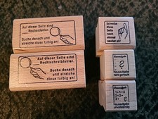 Stempel Set Lehrer Schule Grundschule Holzstempel Rückmeldung