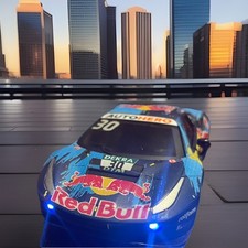 Carrera Digital 143 Ferrari 488 GT3„Red Bull AF Corse“Tuning Decoder 132, Licht.