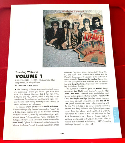 The traveling wilburys volume - traveling,