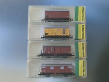 Minitrix N Konvolut 4x Güterwagen 3239 3500 3523 3534 mit OVP