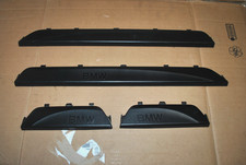 BMW E87 Einstiegsblenden Einstiegsleisten vorne hinten Zierleisten außen schwarz