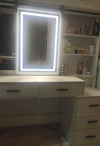 Schminktisch mit led spiegel - mit,