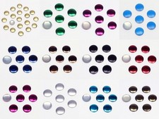 1000 Hotfix Nailheads 3mm 20 Farben Bügel-Nieten Studs Halbperlen z. Aufbügeln