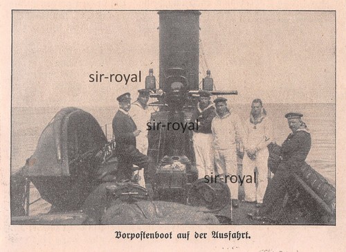 Vorpostenboot auf der ausfahrt - der,