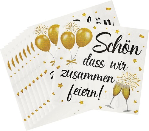 Servietten geburtstag - geburtstag, 60