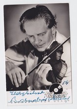 BARNABAS VON GECZY  Original-Autogramm auf Plattenlabel-Postkarte (12)