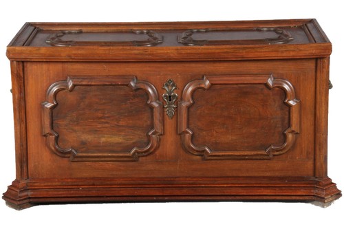 Antike barock truhe - antike, nussbaum