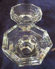 2 x Tafelkerzenhalter /Teelichthalter aus Glas