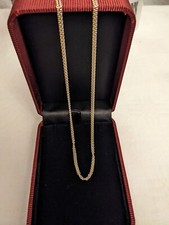 COLLIER Kette, Bicolor, Anker Platin 950/750 Gelbgold 42cm mit Karabiner 