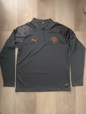 Puma Manchester City, Fußball Oberteil, Größe L, Grau