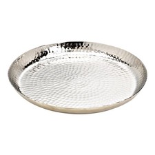 Teller silber Metallteller