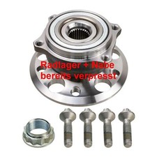 Radlager + Nabe hinten