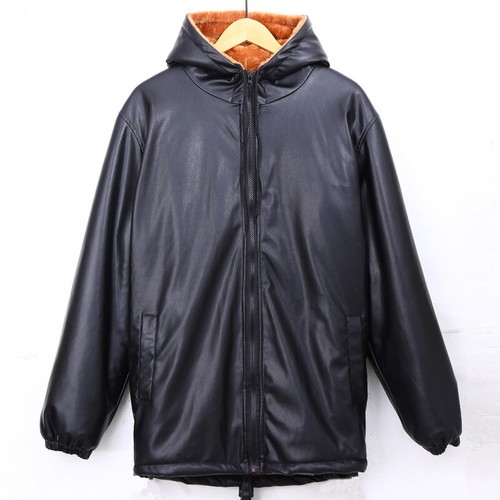 Herren kunstleder dick warm - herren,