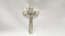 Perlmut Kreuz um 1860 13,5cm