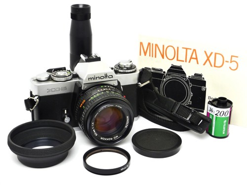 Minolta mit md rokkor - minolta, xd-5