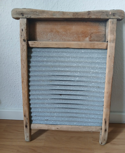 Antikes waschbrett holz - antikes, waschbrett,