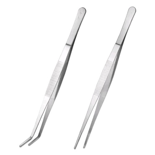 Pinzette gebogen grade 25cm - gebogen,