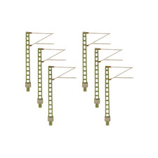 Spur N Oberleitung einseitig Flachrahmen Mast 7m 6er pack