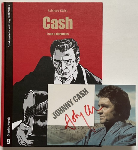 Johnny cash signiert foto - cash,