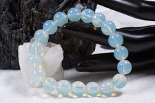 Edelstein Armband aus Weiße, Opal  | 10mm Kugelarmband