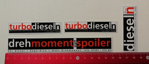 Aufkleber sticker dieseln - 4x,
