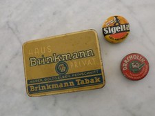 Alte Blech Dosen Brinkmann Tabak Sigella Hartwachs Dracholin Bodenpflege