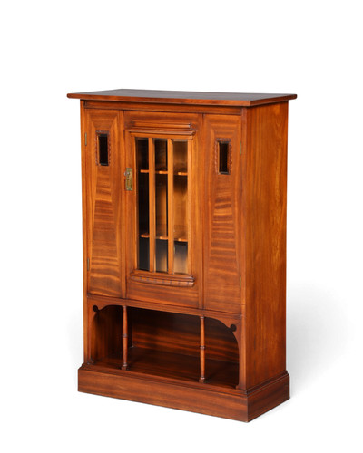 Jugendstil vitrine eiche antik - eiche,