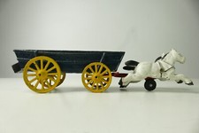 Pferde Wagen  Antik Metallguss