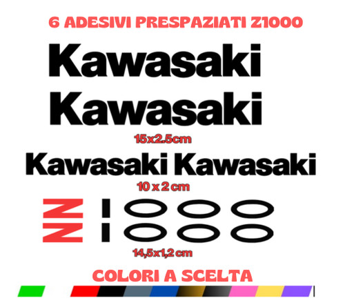 Kawasaki z1000 aufkleber - 6,