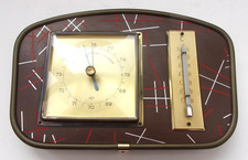 Vintage SUNDO Wetterstation Barometer mit Thermometer zum Aufhängen