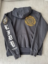 Hoodie Pullover Live Fast Die Young in Grau Gr. M