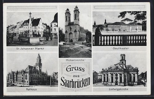 Saarbrücken johanner - ak,