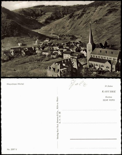 Ansichtskarte mayschoß - ansichtskarte,