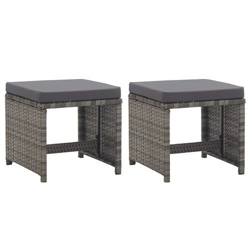 Gartenhocker poly rattan - gartenhocker,