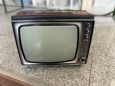 Philips Schwarz-Weiß Fernseher | Vintage TV | ca. 1960er/1970er | Retro Design