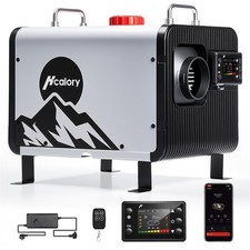 Hcalory Standheizung 8KW 12V/24V&240V-Adapter & APP DieselHeizung Luftheizung