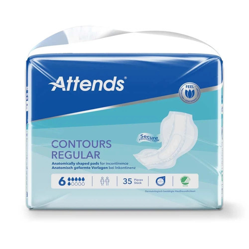 Attends contours regular - regular, 6