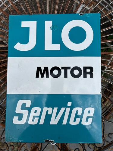Jlo emailleschild mit dem - jlo,
