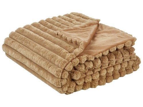 Kuscheldecke kunstfell braun - kuscheldecke,